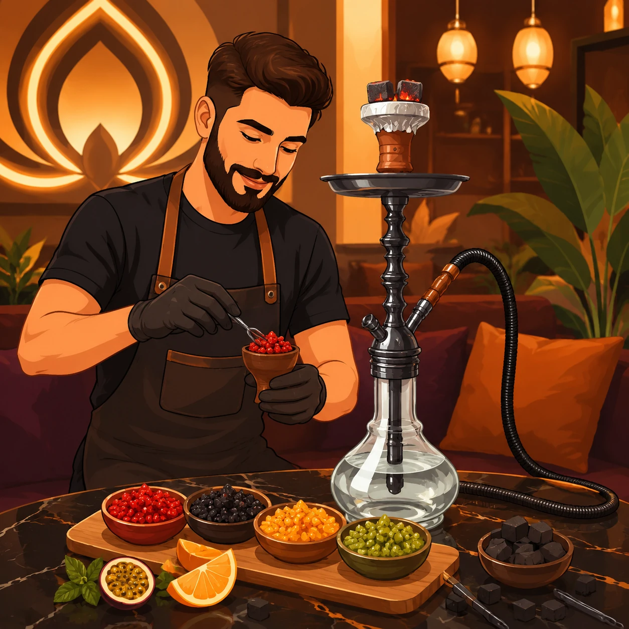 کیفیت قلیان و تنباکو در الو قلیون